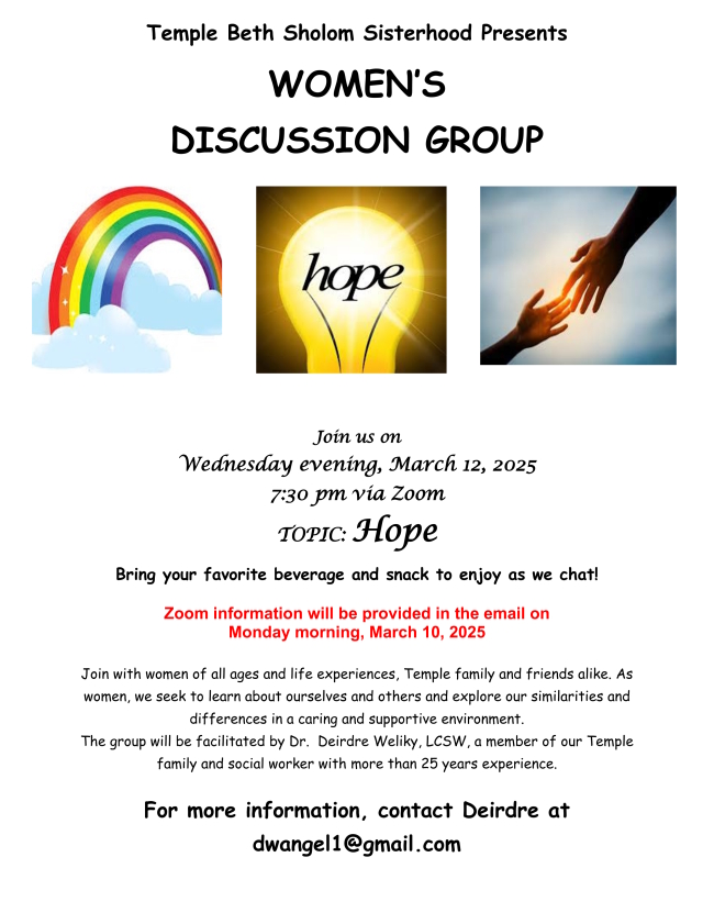 Women's Discussion Group