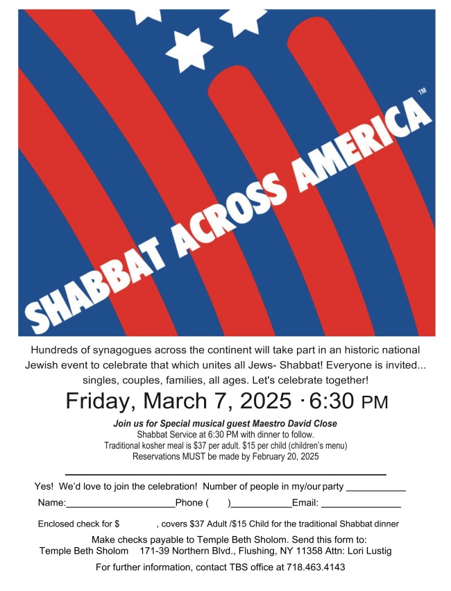 Shabbat Across America 2025